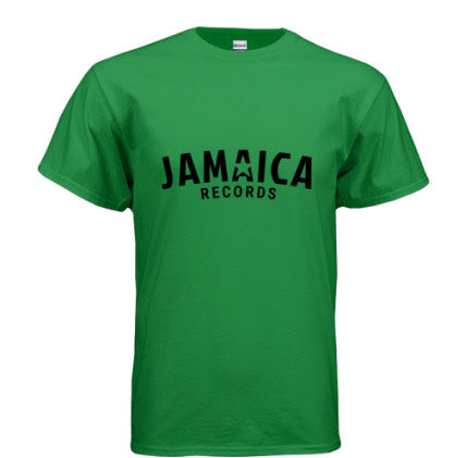 Jamaica Records Logo T Shirt (Green)