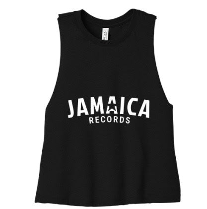 Jamaica Records Logo Womens Tank Top (Black)